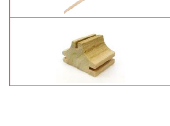 T-shaped wood blocks