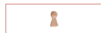 Wooden game piece